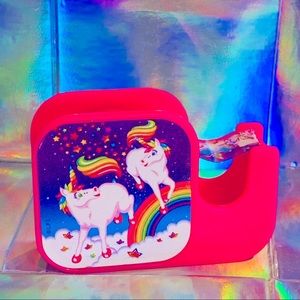 Lisa Frank Tape & Dispenser Markie the unicorn 🦄